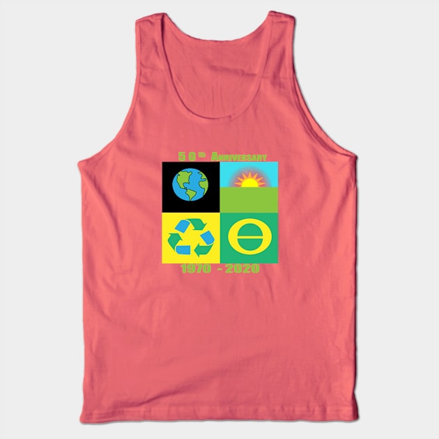 Earth Day 50th Anniversary Tank Top by PoliticiansSuck